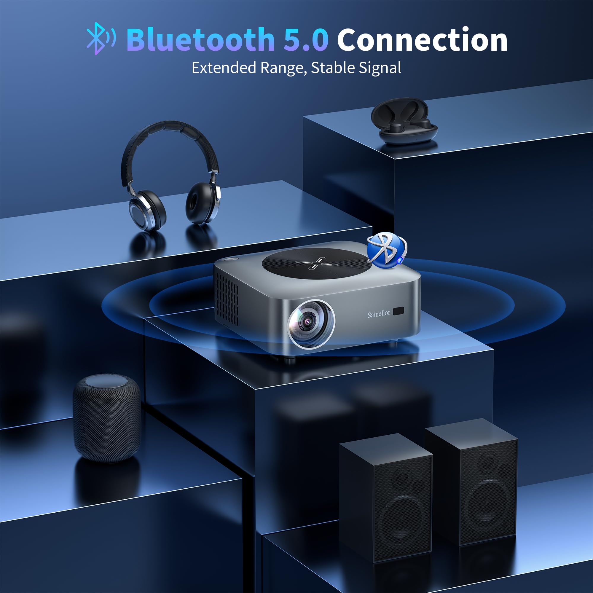 Atualizado] Projetor inteligente 4K para ambientes externos Google