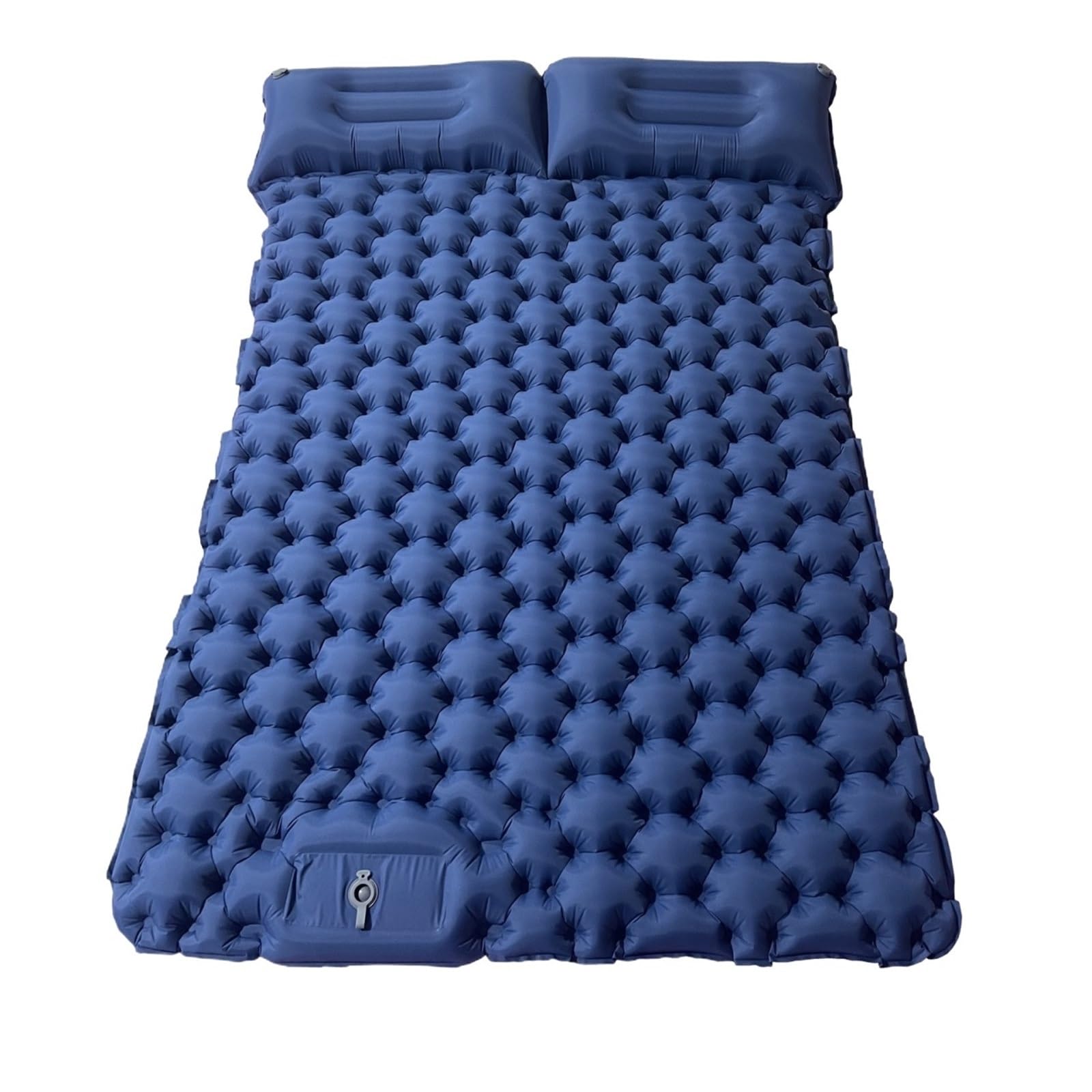 łóżko podróżne Mata kempingowa do spania Podwójny karimata Camping Air Matt | Nadmuchiwana mata powietrzna z materacem dmuchanym(Blue)
