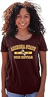 Vista 1 de Blue 84 NCAA - Camiseta con licencia oficial de la NCAA para mujer, color del equipo atlético