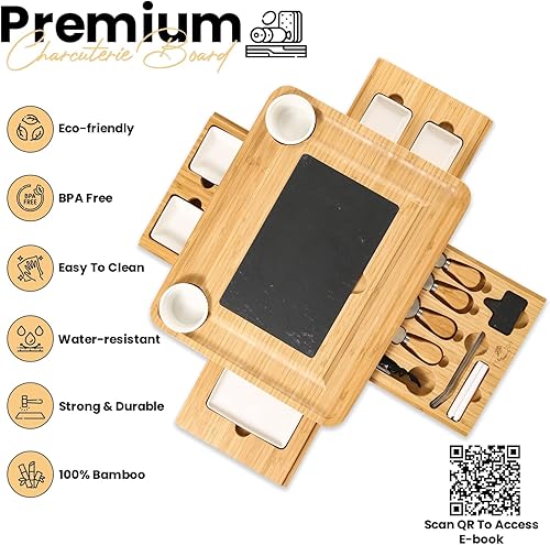 Miniatura 5 de Le Dessu Tabla de queso con 4 cajones