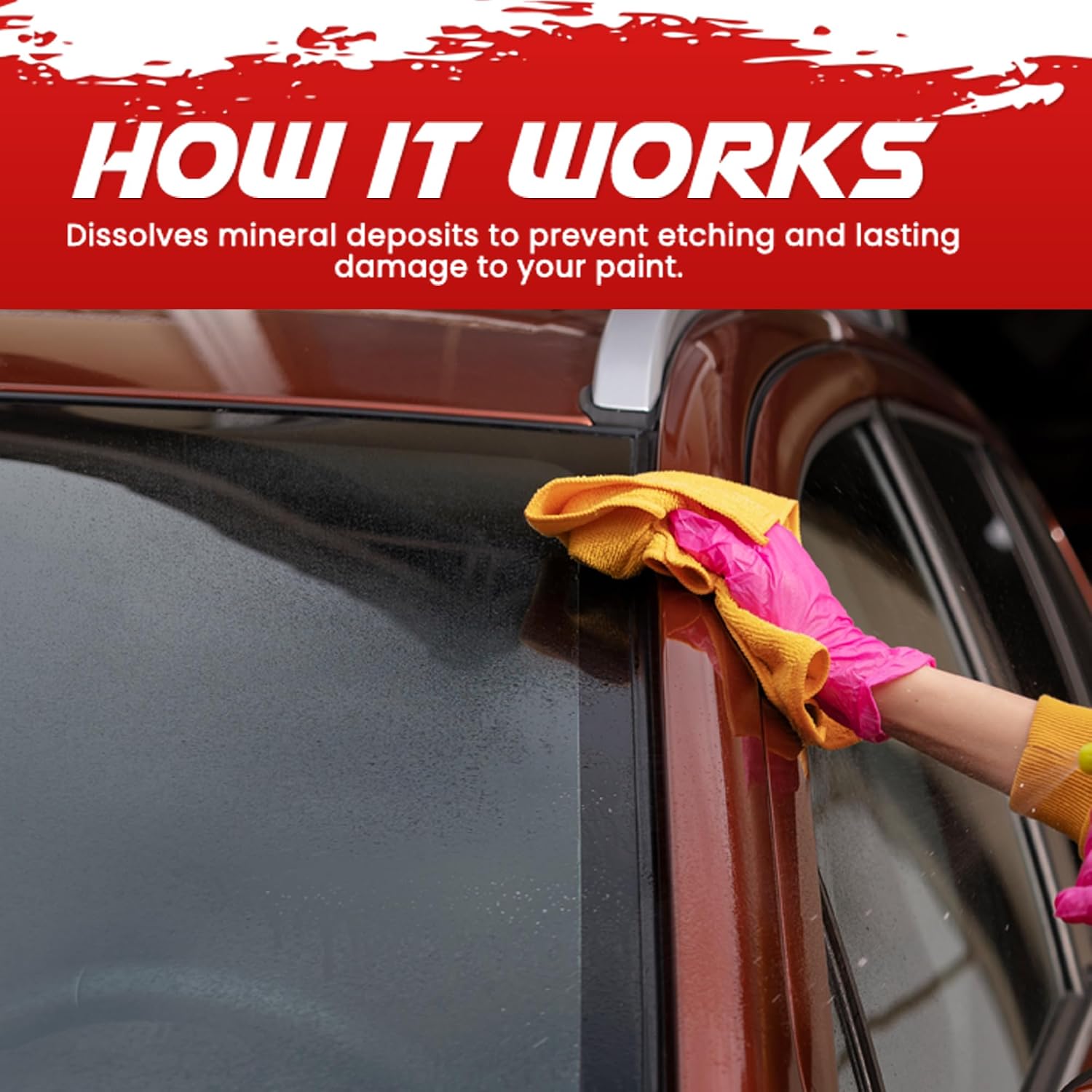 Sud Factory Dissolve X2 Upgraded Paint Hard Water Spot & Stain Remover for Cars, Trucks, Boats, Motorcycle, RVs, Homes & More - 16oz