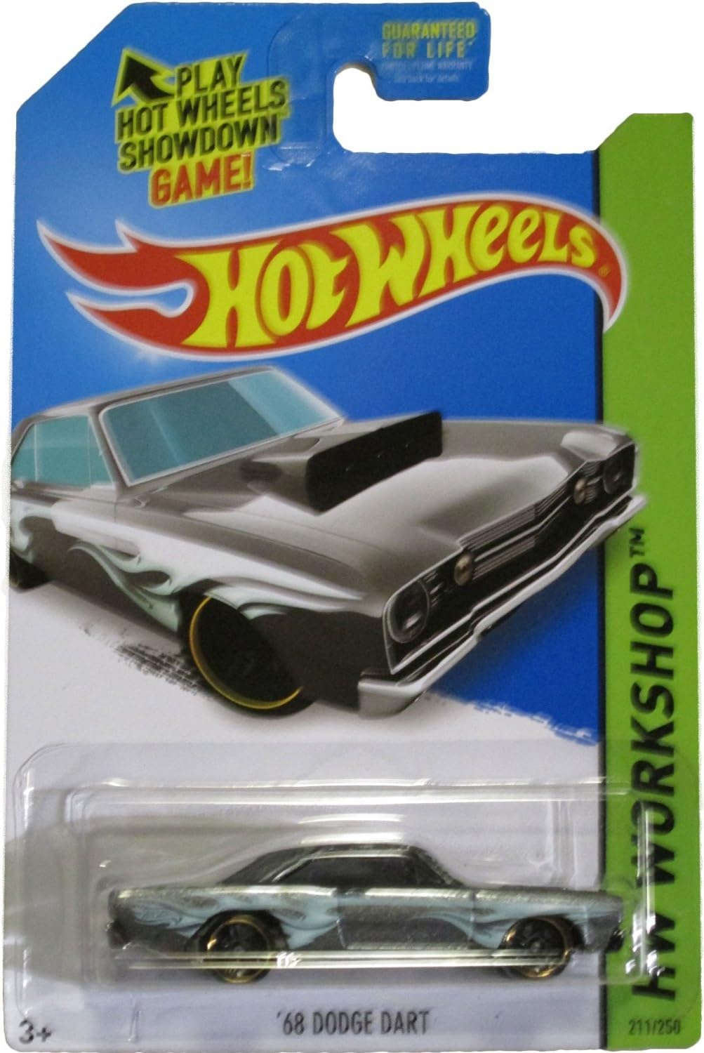 2014 Hot Wheels Hw Workshop '68 Dodge Dart - Grey [Ships in a Box!]