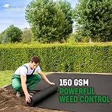 GardenGloss Weed Control Membrane Heavy Duty 150g/m2 - (15m x 2m, Folded) - 3
