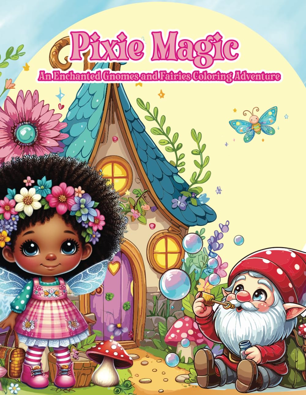 Pixie Magic: An Enchanted Gnomes and Fairies Coloring Adventure: A Gnomes and Fairies Coloring Book - Whimsical Designs, Enchanting Forests, and ... Relaxation and Unique Artistic Escapes