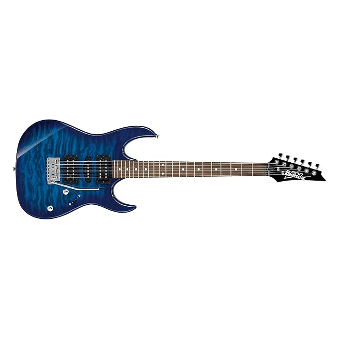 Buy Ibanez 6 String SolidBody Electric Guitar, Right, Blue (GRX70QATBB