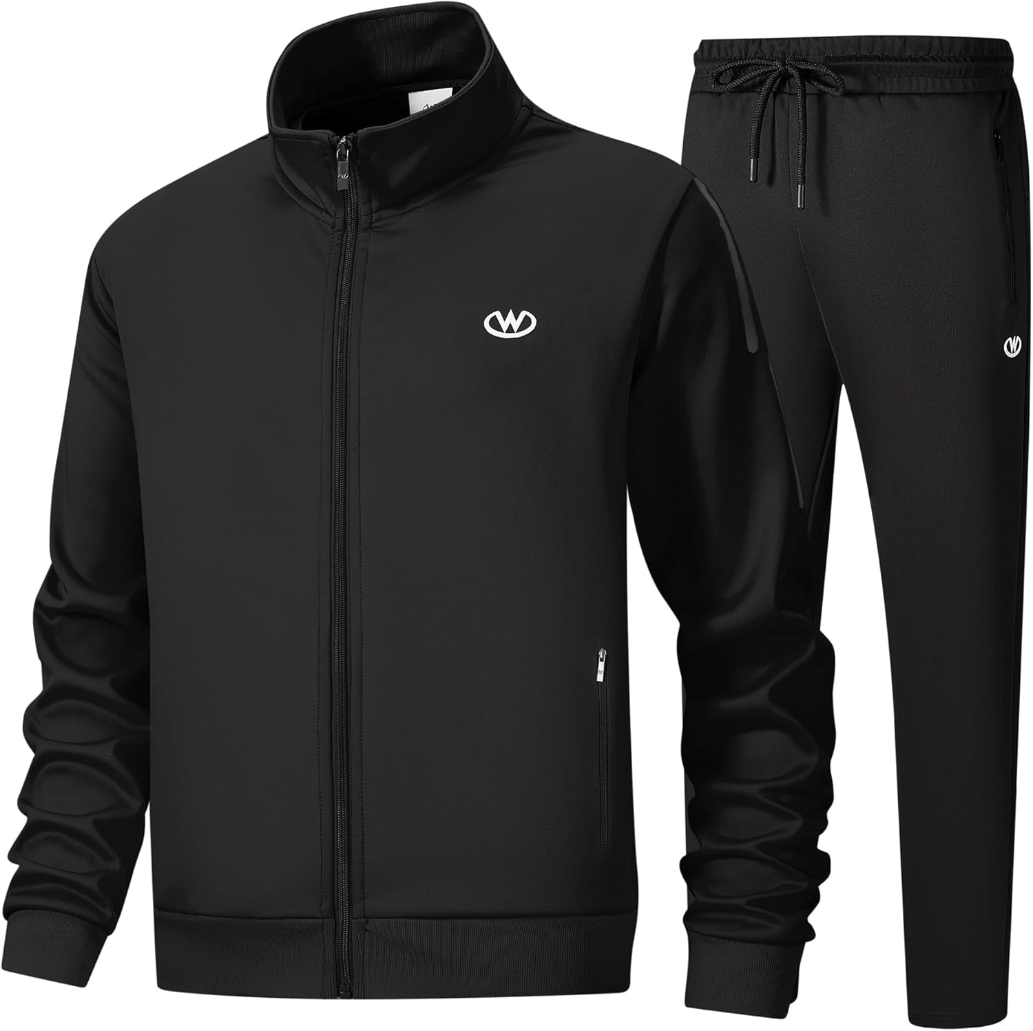 Men's Casual Tracksuits Long Sleeve Jogging Suits Sweatsuit Sets Track Jackets and Pants 2 Piece Outfit