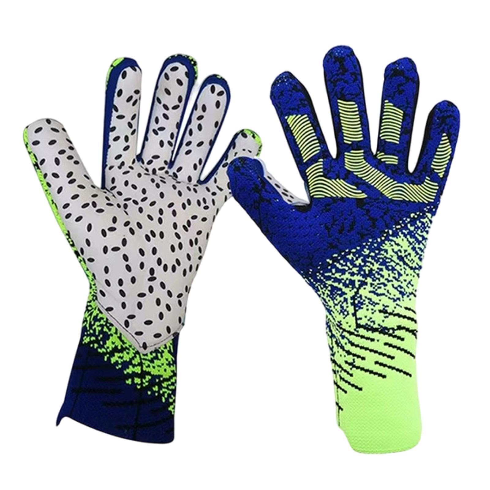 bnf® Football Goalkeeper Gloves Thickened High Performance Sport Goalie Gloves Blue and Green | Team Sports | Soccer | Clothing, Shoes & Accessories | Gloves-image-22