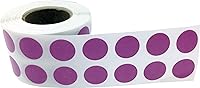 Vista 135 de Brown Natural Kraft 1/2" Inch Round Adhesive Labels 1,000 Color Coding Dot Stickers for Efficient Inventory Management, Crafting Projects, and