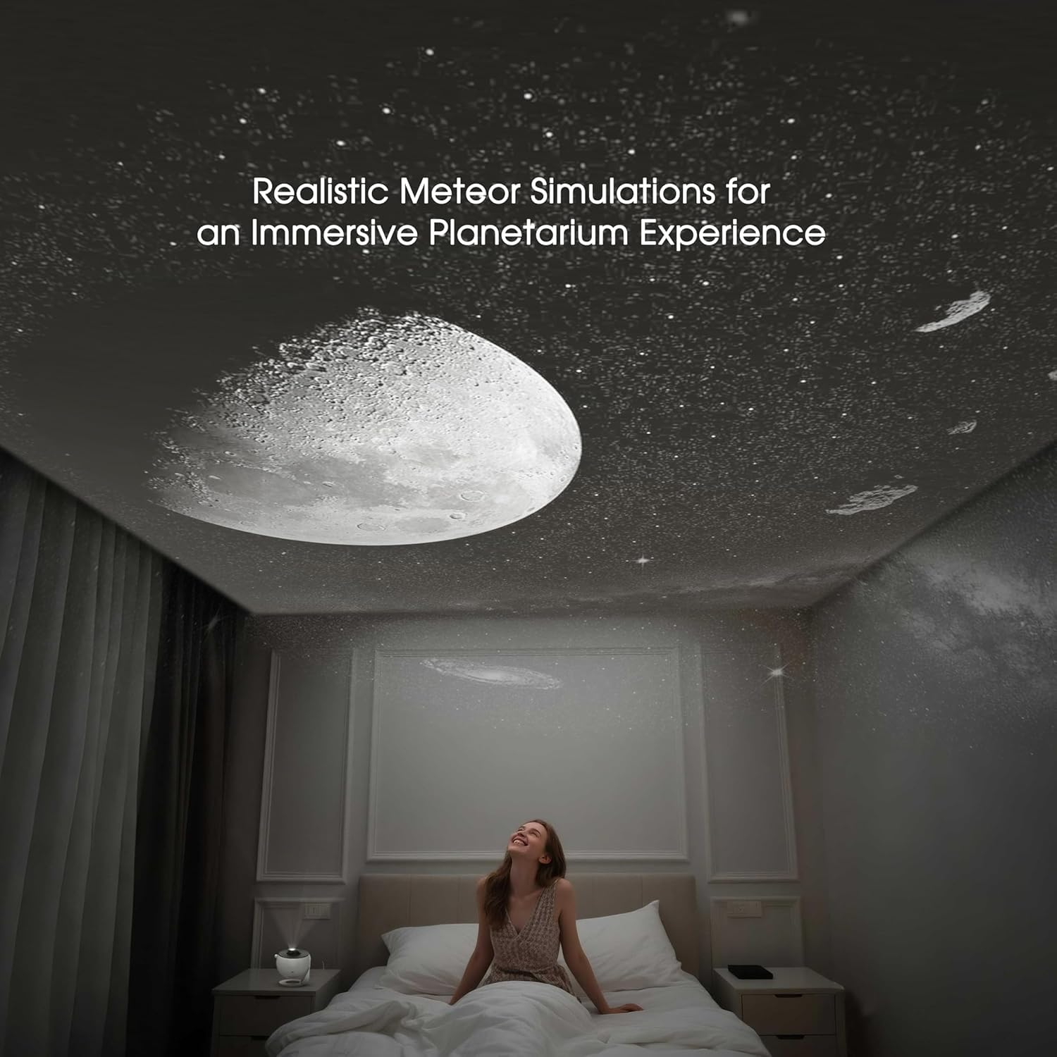 Proiettore galassia per camera da letto, luce notturna stellata 13 in 1, lampada a LED con timer, per bambini e adulti, home theatre
