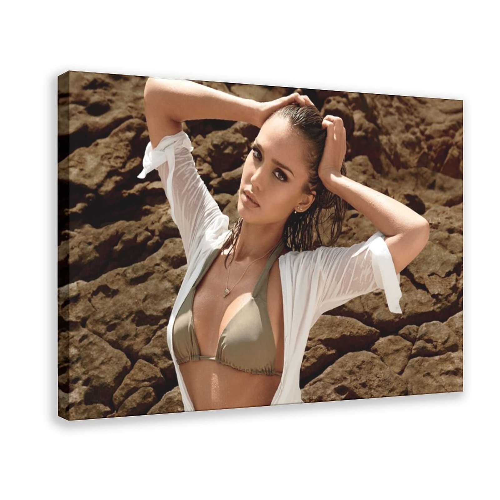 Amazon Com Famous Actress Jessica Alba Sexy Hot Photo Art Print Poster Wall Art Poster 5 Print Poster Living Room Decoration Room Aesthetics Posters 24x36inch 60x90cm Frame Style Posters Prints