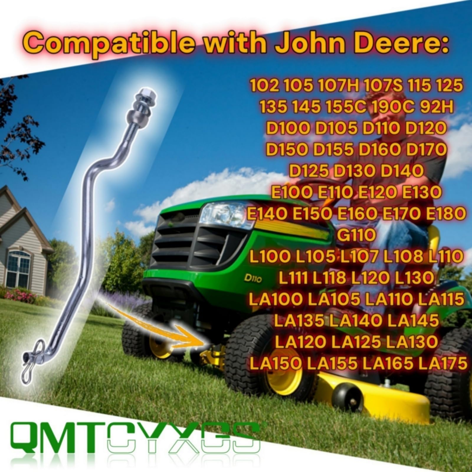 Kit Asta Di Collegamento Sollevatore Piatto Falciatrice GX24864 - Foto 2