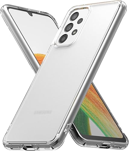 Ringke Fusion - Funda compatible con Samsung Galaxy A33 5G, carcasa rígida antihuellas esmerilada a prueba de golpes, carcasa de TPU mate
