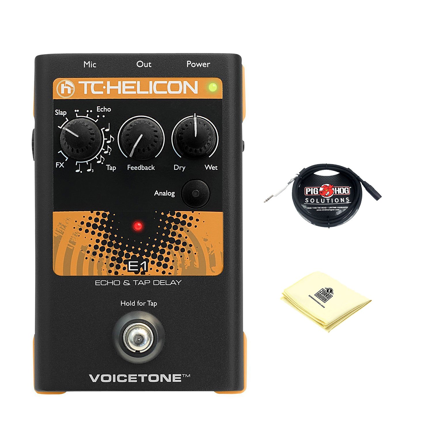 TC Electronic TC-Helicon VoiceTone E1 Vocal Echo and Delay Effect