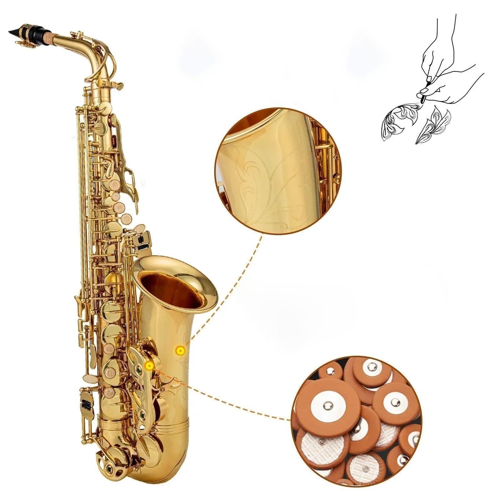 Saxophone Saxophone Alto En Mib Professionnels En Laiton