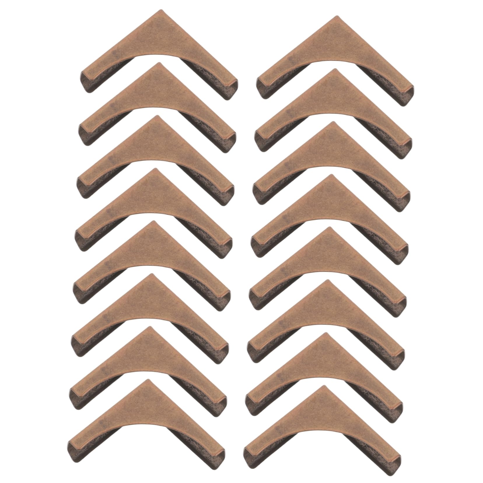 ERINGOGO 50pcs Retro Scrapbook Corners Iron Book Corners Protection Vintage Book Corner Decor for Notebook Supply