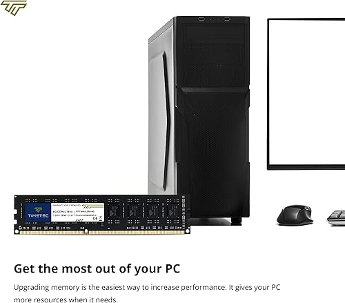 Miniatura 4 de Timetec Premium Kit de 32 GB (4 x 8 GB) DDR3L  DDR3 1600 MHz (DDR3L-1600) PC3L-12800  PC3-12800 no ECC sin búfer 1.35V1.5V CL11 2Rx8 Rango dual 240