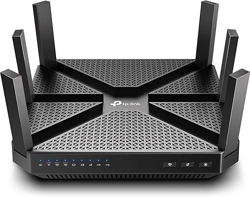 TP-Link Router WiFi inteligente AC4000 - Enrutador de tres bandas, MU-MIMO, servidor VPN, control parental, CPU de 1.8 GHz, Gigabit, conformación de