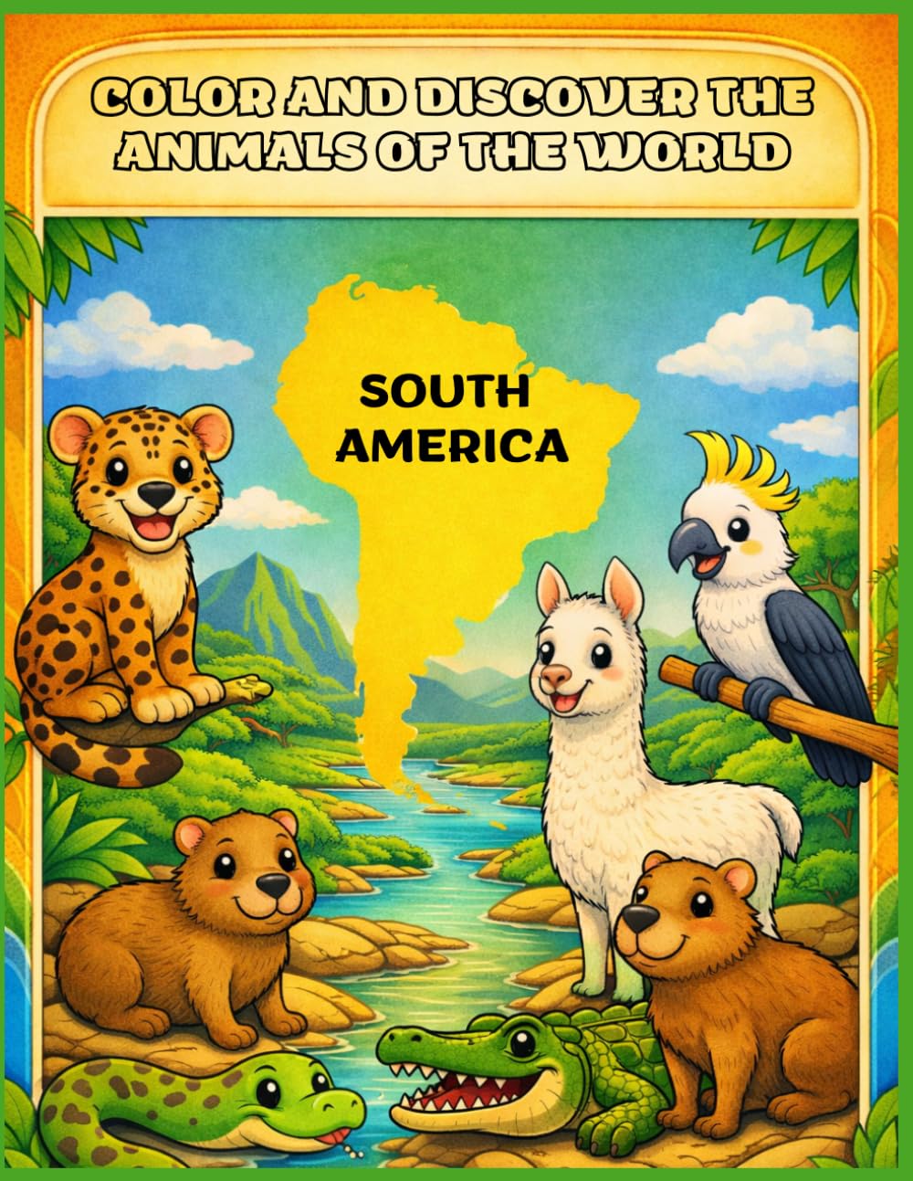 Color and Discover the Animals of the World