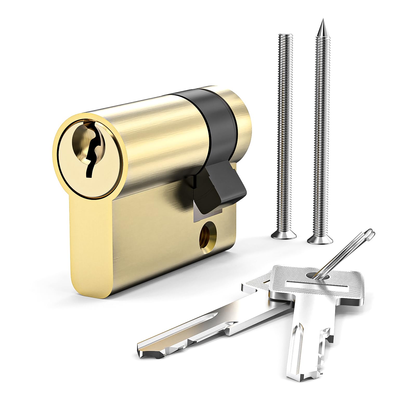 MANICAF Profilzylinder 30/30, Schließzylinder Aus Zinklegierung, mit Schlüssel (10-30mm)