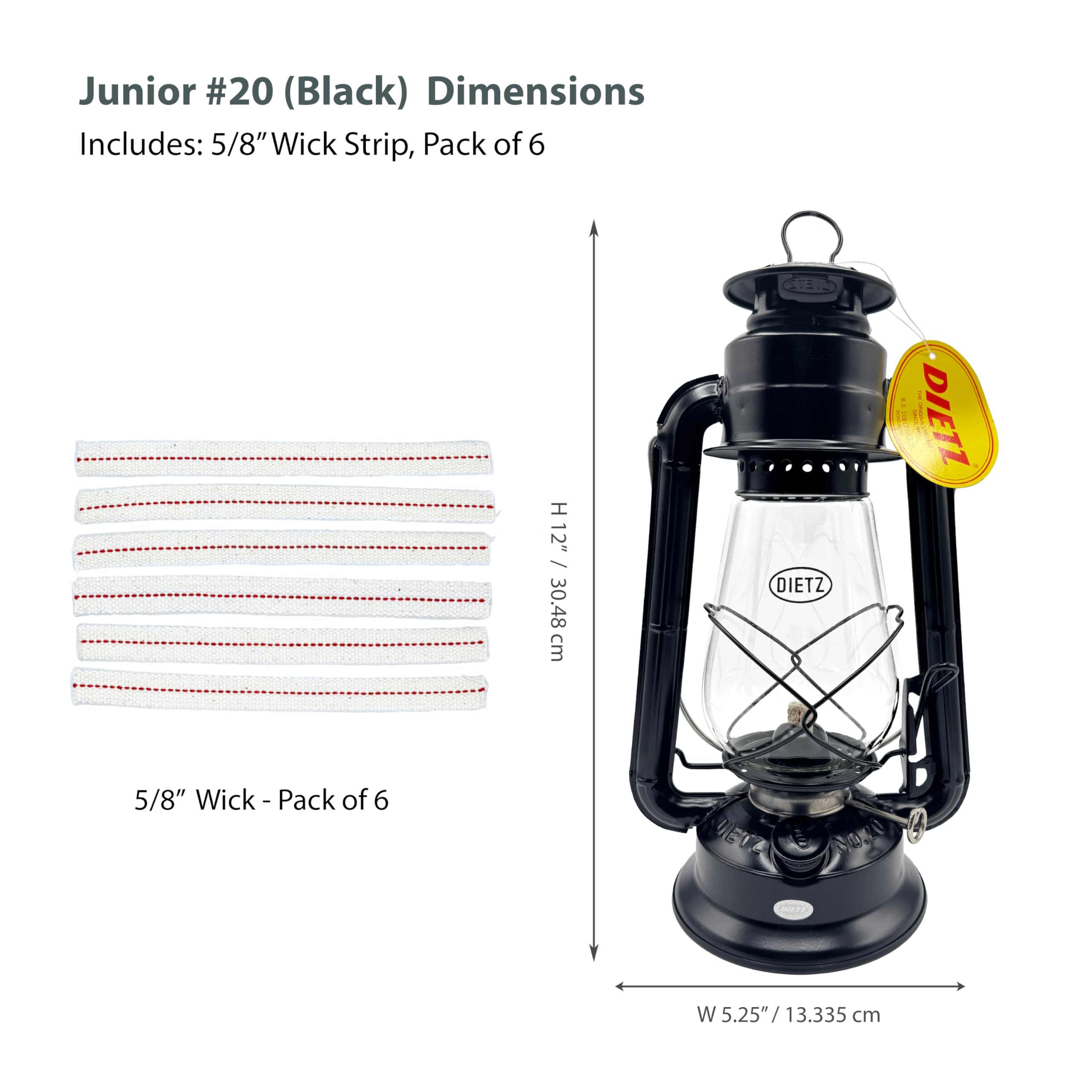 Amazon.com: Light of Mine - Dietz #20 Junior Black Oil Lantern