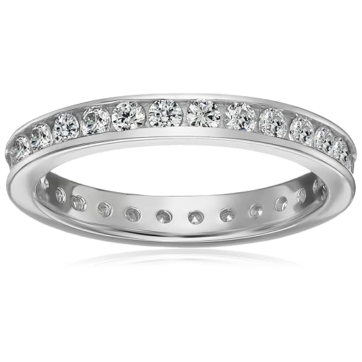 MockWares Collection Platinum Channel Band Ring