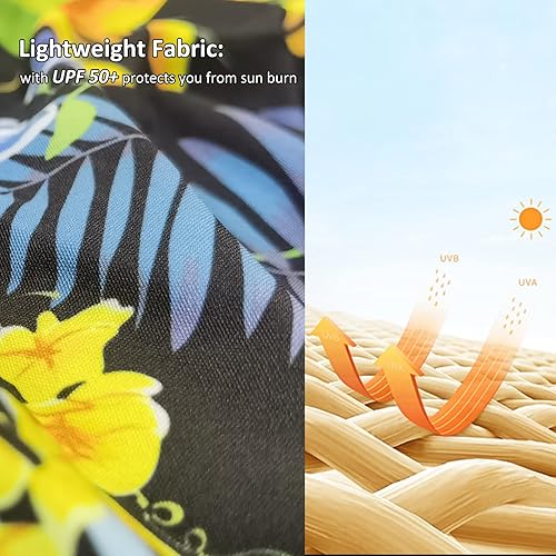 Miniatura 7 de Pantalones cortos de natación para mujer, cintura alta, control de abdomen, pantalones cortos de secado rápido, trajes de baño con forro