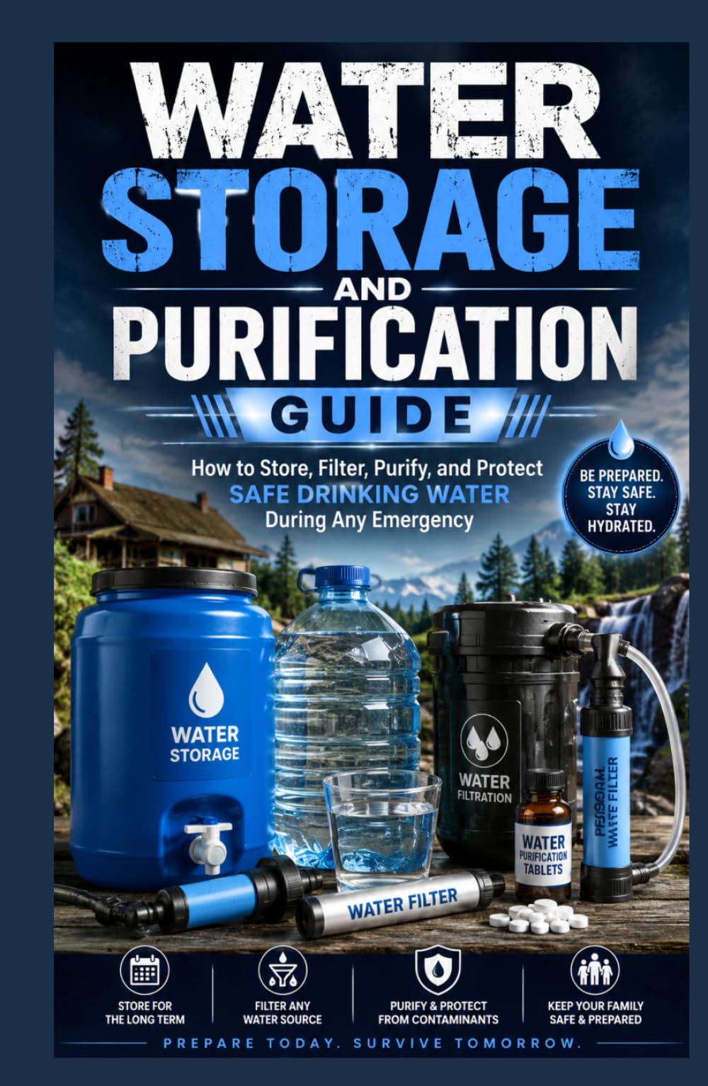 Water Storage and Purification Guide.: How to Store, Filter, Purify, and Protect Safe Drinking Water During Any Emergency.