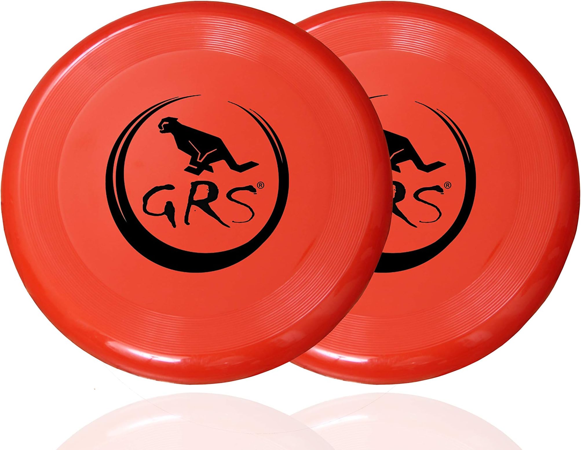 GRS® Flying Discs Frisbee (Pack of 2)(Red, Standard Size 9 Inches)