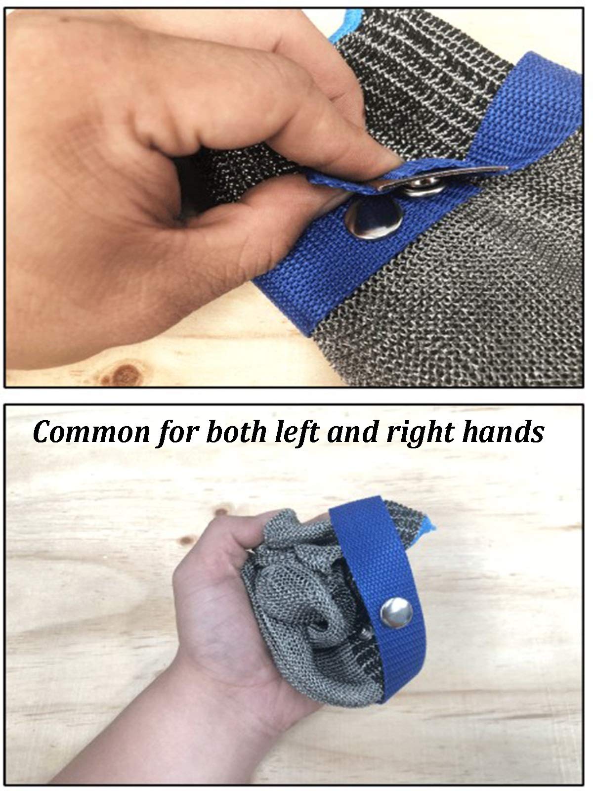 Guantes Anticortes, Guantes Resistentes a Cortes, de Alambre de Acero 316L, Resistentes a Cortes, para Pesca, Tallado de Madera y Carne.
