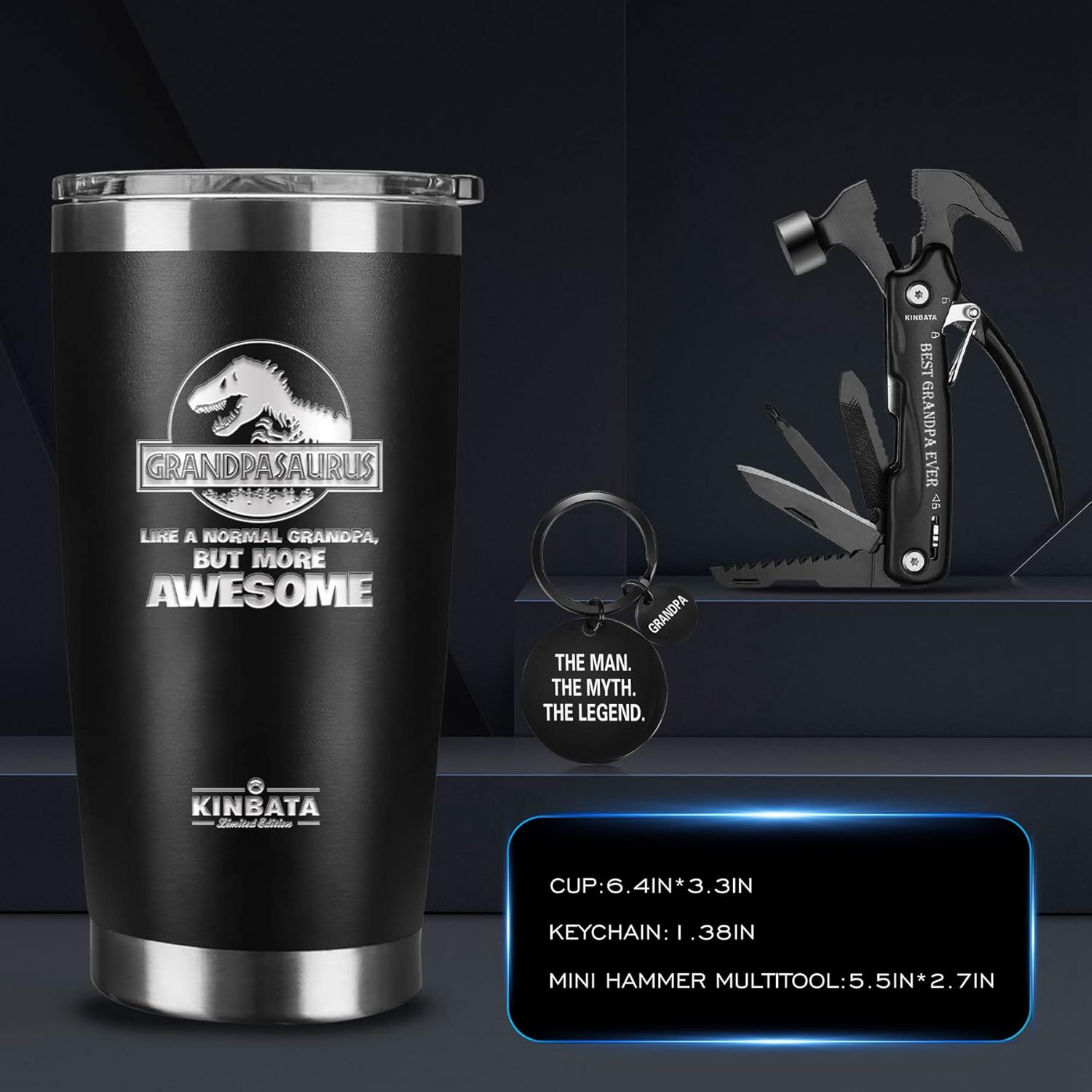 Birthday Gifts for Grandpa-Fathers Best Day Gifts for Men for Him from grandchildren Unique Gift SetIdeas for Papa Presents Multitool