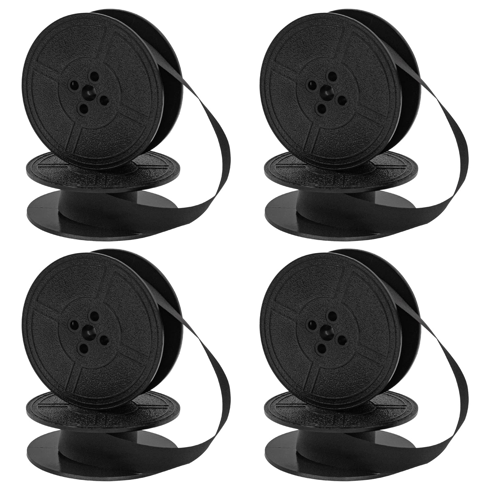 Vintage Manual Typewriter Spool Ribbon Black Ink- for Royal - 4 Pack