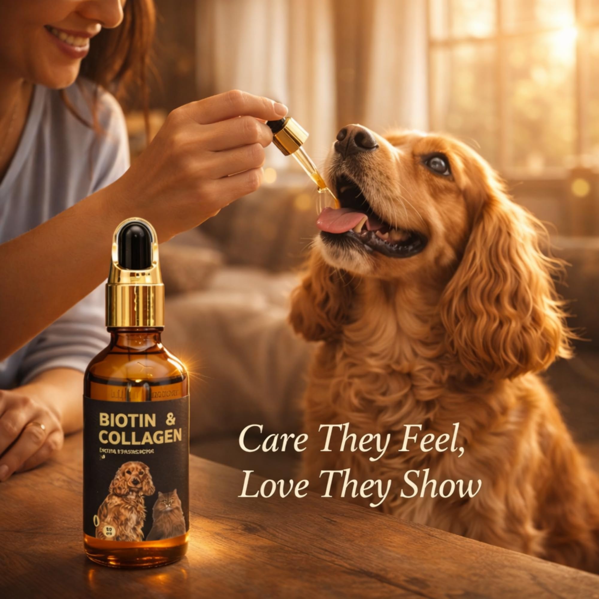 Medfly Advanced Biotin & Collagen Drops for Dogs & Cats | Supports Skin Health, Coat Shine & Fur Growth | Natural Plant-Based Formula | 50 ml 2