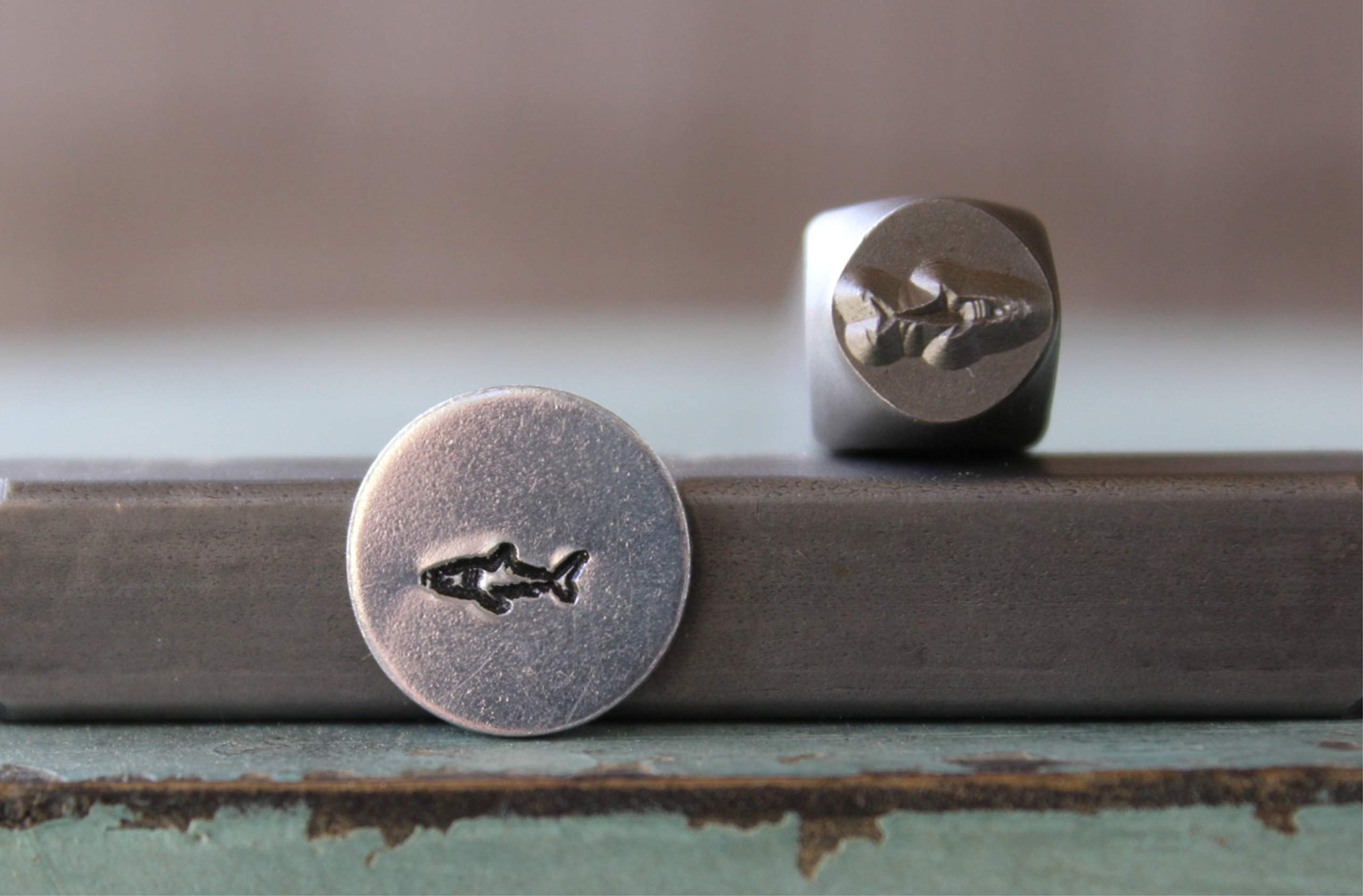 6mm Baby Shark Metal Punch Design Stamp - Supply Guy - CH-376