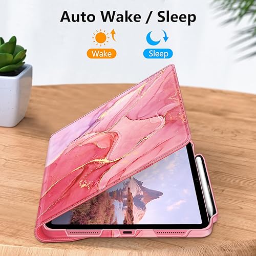 Vista 3 de Fintie Funda giratoria para iPad (A16) de 11ª generación de 11 pulgadas (2025), iPad de 10.9 pulgadas (2022) – [Soporte para lápiz integrado] Funda