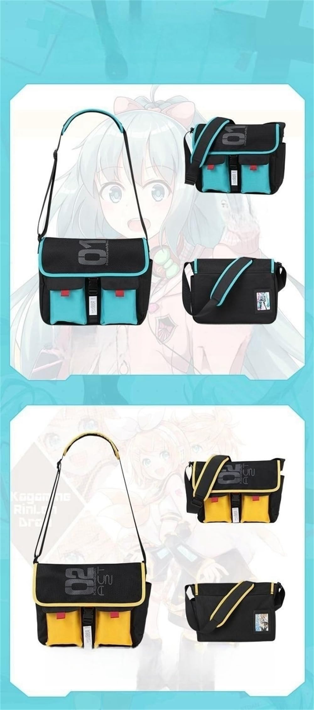 ART of MIKU 鏡音リン・レン トートバッグ ART of MIKU 鏡音リン・レン トートバッグ 初音ミク トート