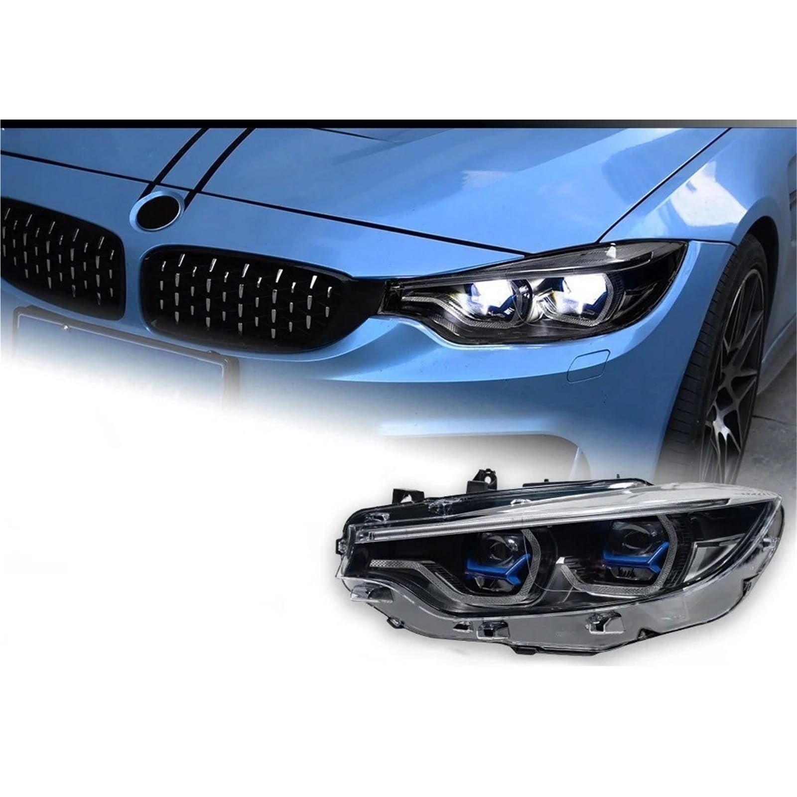 Amazon | アセンブリ ヘッドランプ 4シリーズ F32 F36 用のM4 2013