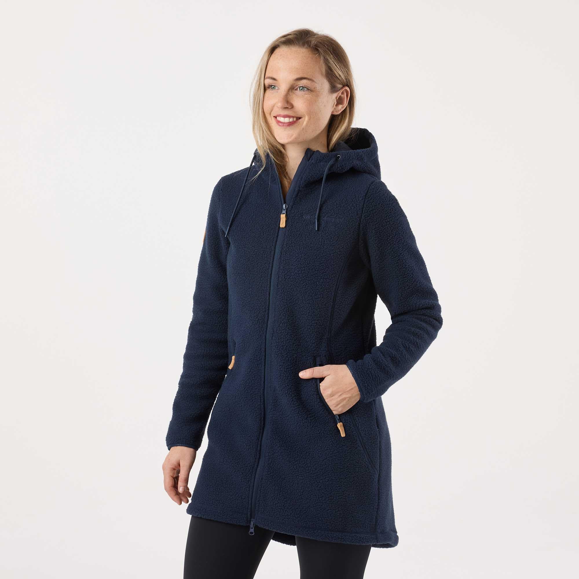 Swedemount Nordkap Damen Pile-Mantel Warmer und dehnbarer Fleece-Mantel