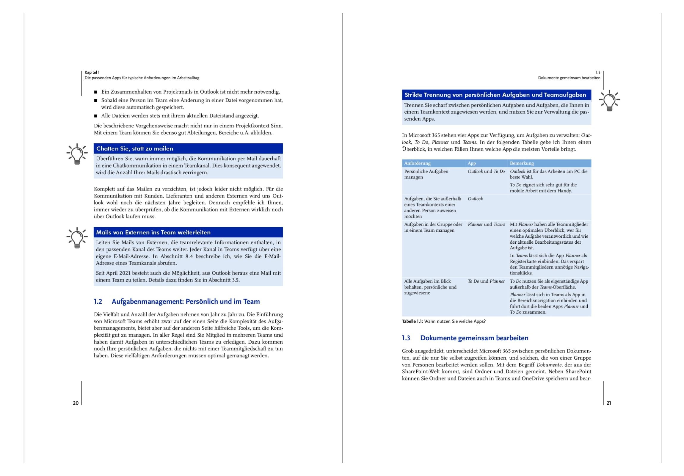 Effektives Arbeiten mit MS Teams, OneNote, Outlook & Co.: Zusammenarbeit und Selbstorganisation mit Microsoft 365/Office 365 (mitp Professional)
