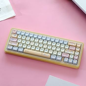 ［みつもも］キーサプリ×10セット Amazon | ZXMICYFA MOA Profile PBT キーキャップ 60% 125キー