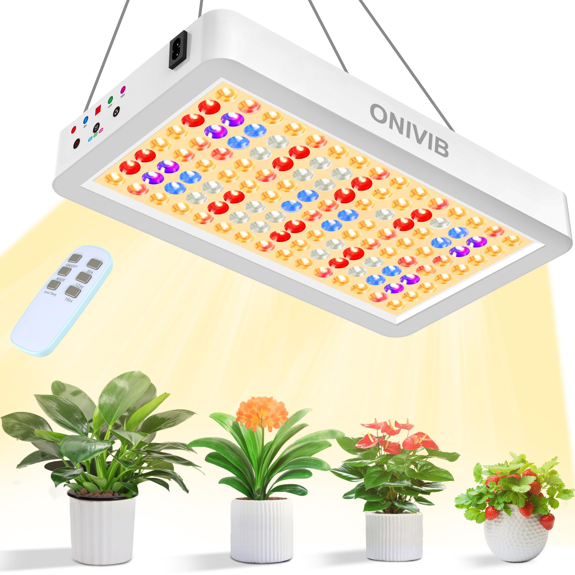 Lampe de culture LED pour plantes d'intérieur,lampe de culture UV-IR à Lampe de culture LED pour plantes d'intérieur,lampe de culture UV-IR à