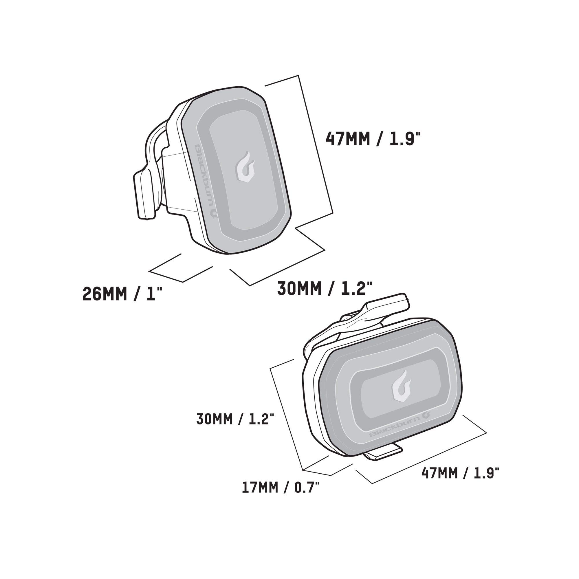 Blackburn Black Click Set d'éclairage USB pour vélo de route