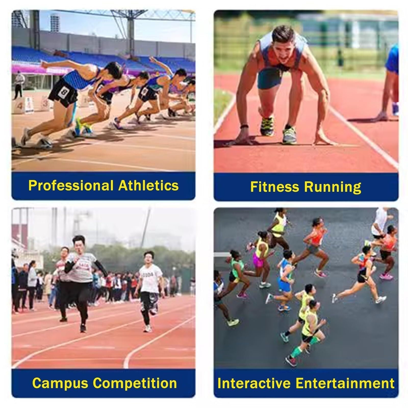 Verstellbare Aluminium-Startblöcke für Leichtathletik-Sprint-Training und Wettbewerbe