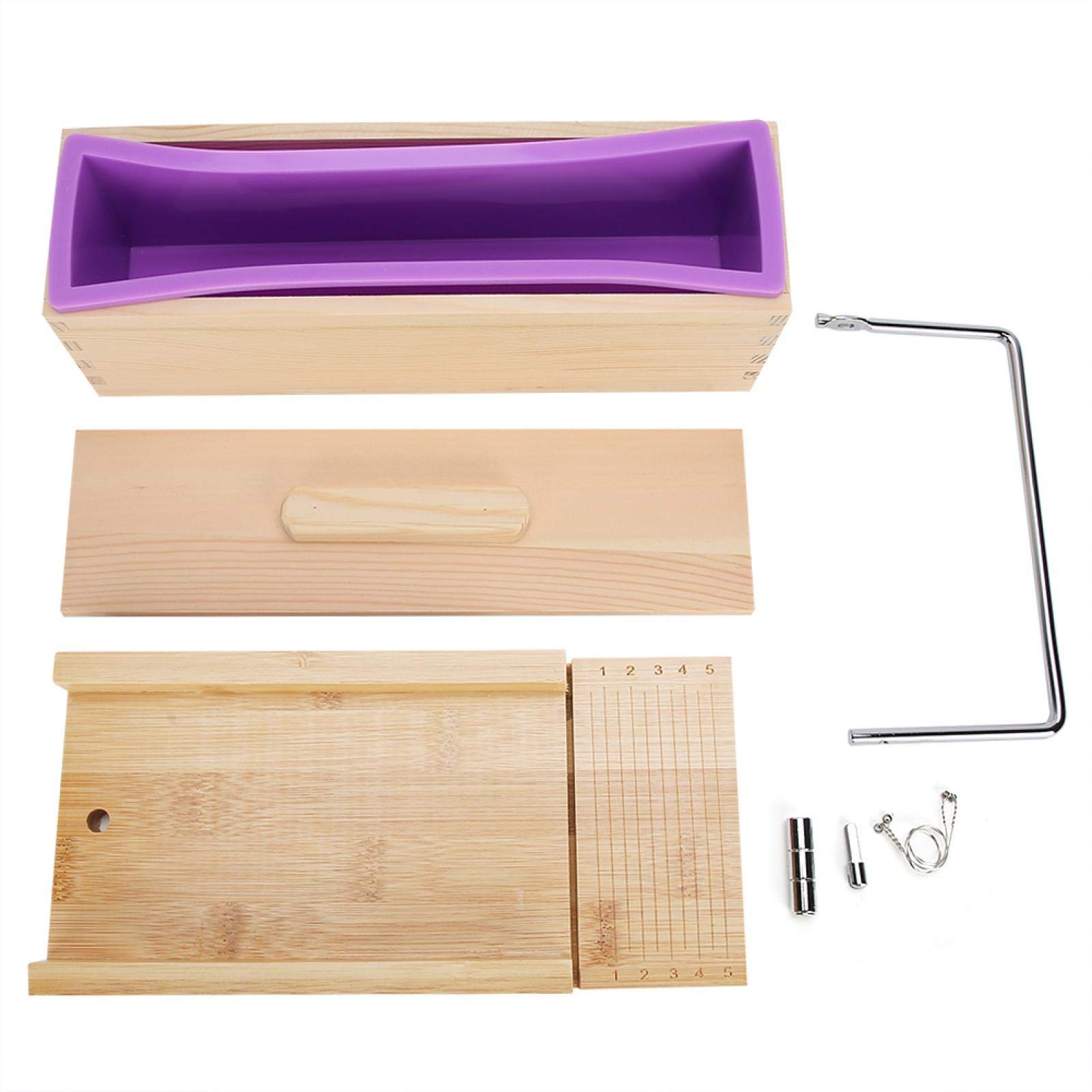 Molde para Pan, 900 ml Hecho a Mano, Antiadherente, Molde para Hacer Pan, Molde para Hacer Pan, Juego de cortadores de Alambre, Utensilios de Cocina