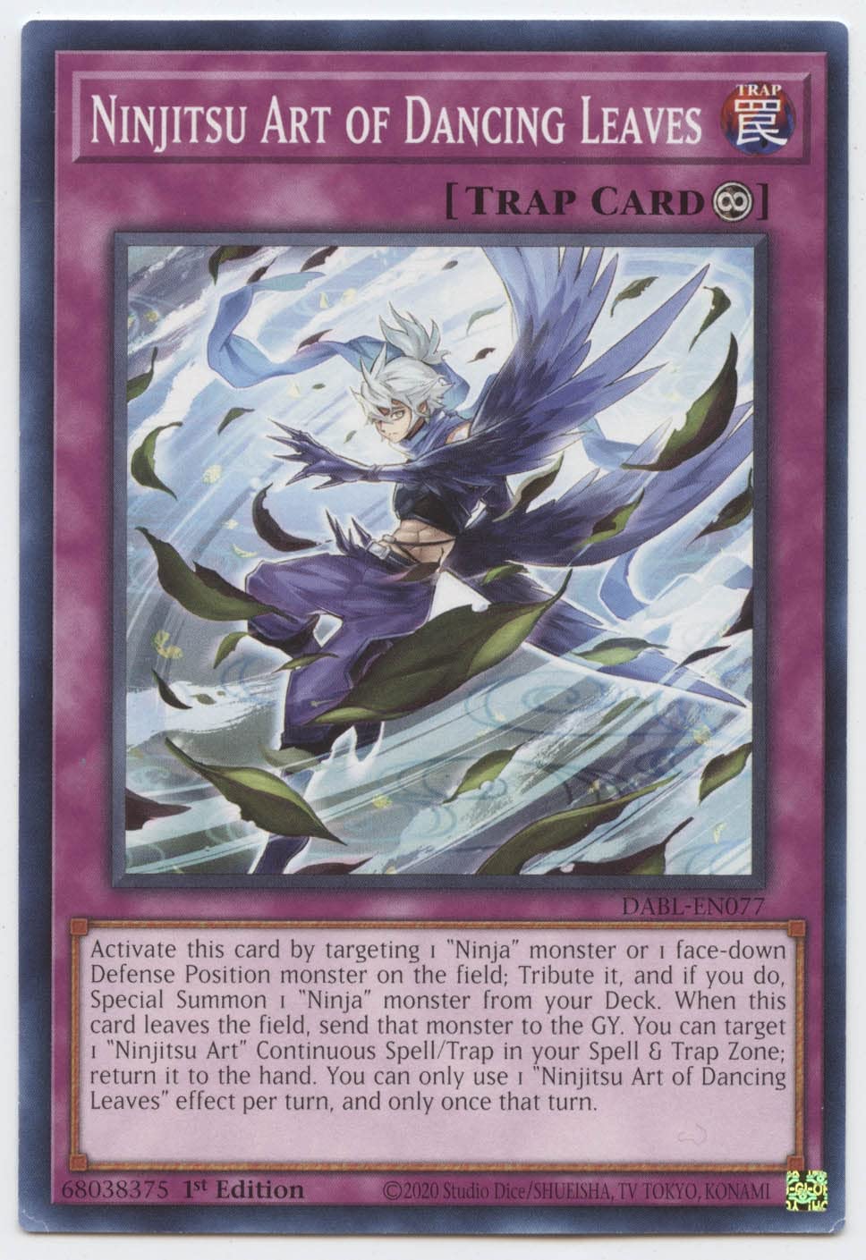 Amazon.com: Yu-Gi-Oh! Ninjitsu Art of Dancing Leaves - DABL-EN077