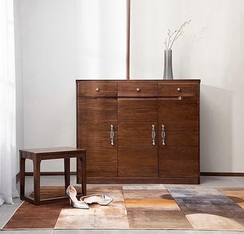 Miniatura 6 de Paquete de 2 pomos de gabinete de jaula de pájaros, de metal de bronce, ovalados, para armarios de cocina, perillas retro para gabinete, perilla de