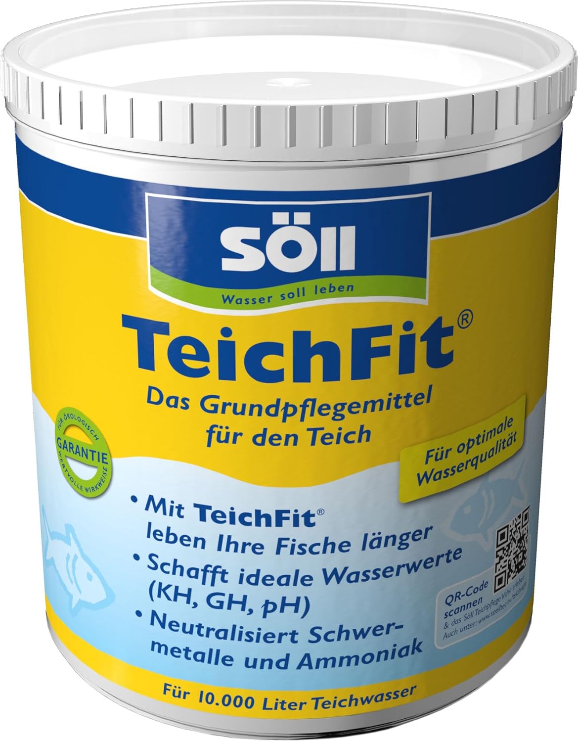 Söll 81794 TeichFit, 1 kg Grundpflegemittel, Teich Wasseraufbereiter