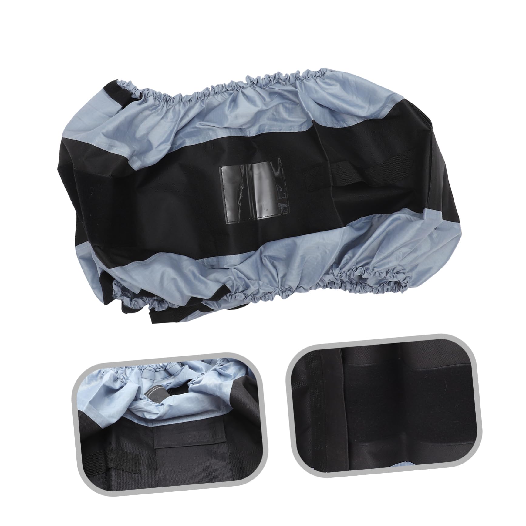 Copertura per Pneumatici di Scorta per Rimorchi e Camper Nero