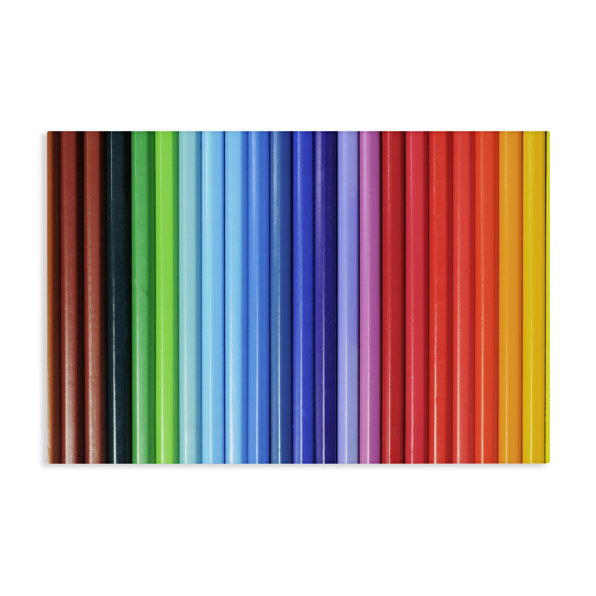 Stupell Industries Unframed 'Colored Pencil Lineup'| Canvas Art