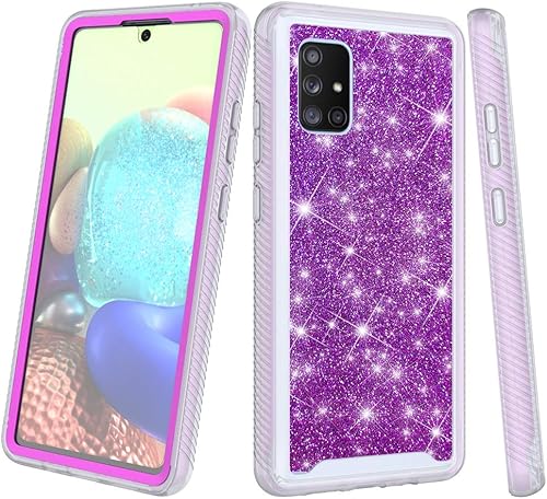 Miniatura 4 de Funda para Samsung Galaxy A71 5G UW (no compatible con Samsung A71 5G) de cuerpo completo, a prueba de golpes, con protector de pantalla integrado