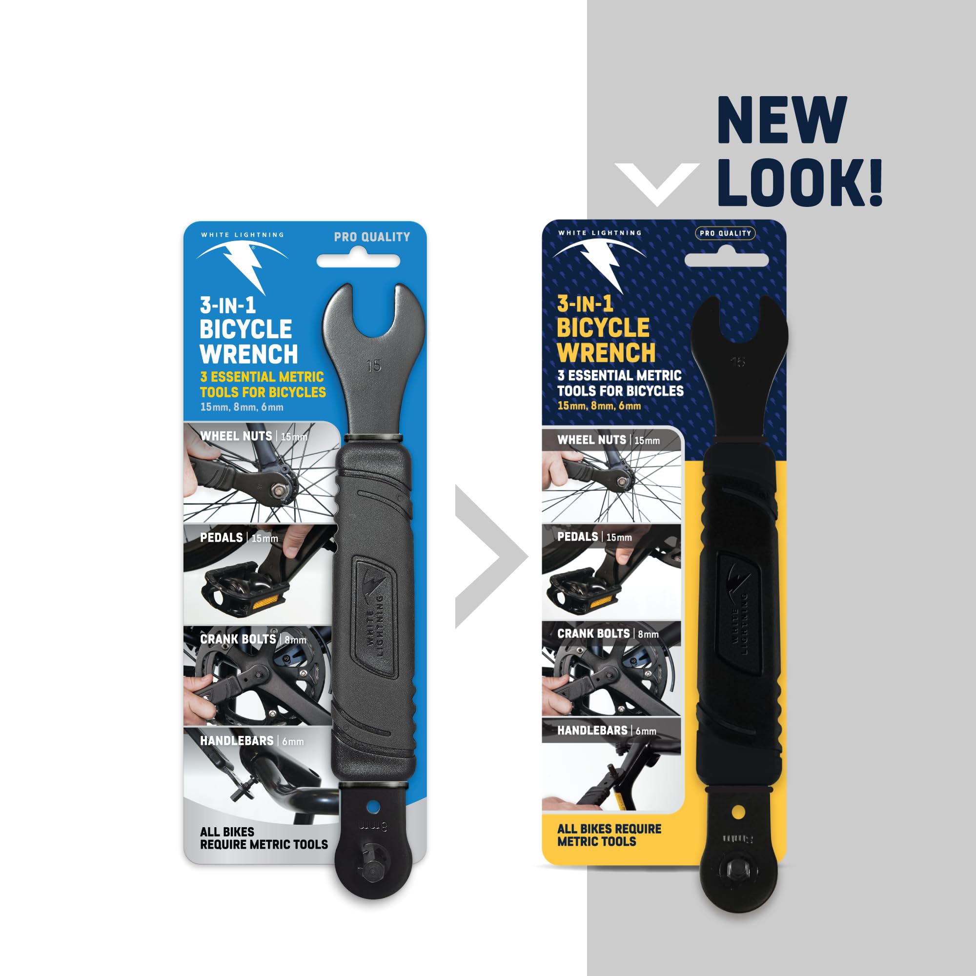 White Lightning 3-IN-1 Bicycle Wrench